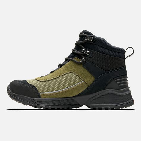 Botín Hombre Hill Hiker Verde / Negro Lippi V25-1