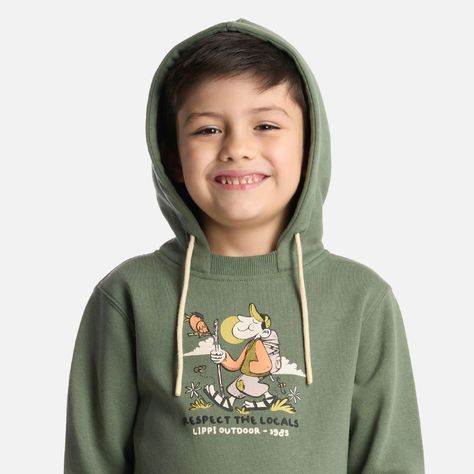 Polerón Niño Insigne Hoody Sweatshirt Jade Oscuro Lippi-3