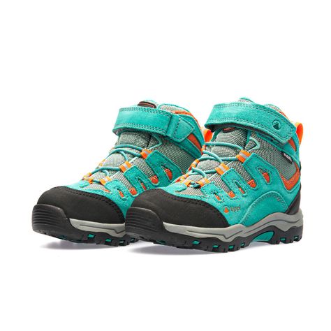Botín Niña Puelo CS HI Velcro Turquesa Lippi-2