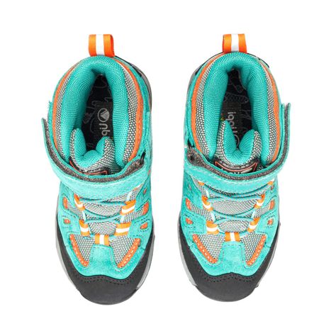 Botín Niña Puelo CS HI Velcro Turquesa Lippi-5