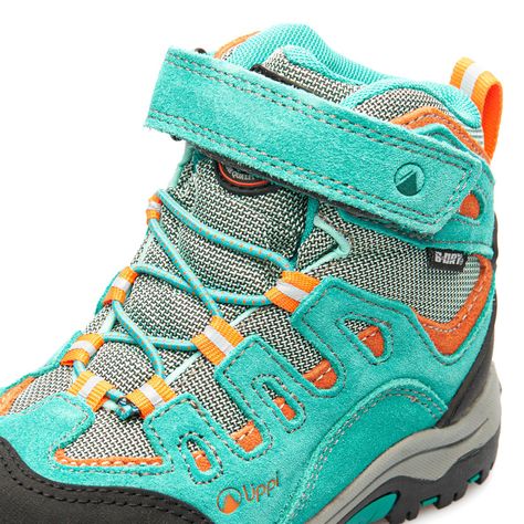Botín Niña Puelo CS HI Velcro Turquesa Lippi-6