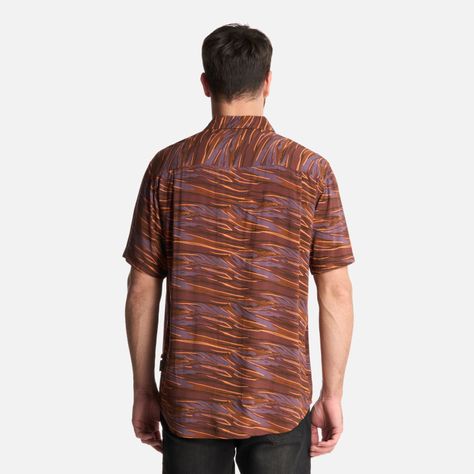 Camisa Hombre Anameizon Print Vino Haka Honu-2