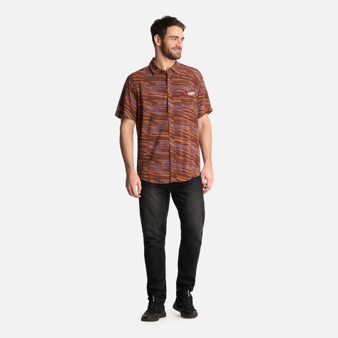 Camisa Hombre Anameizon Print Vino Haka Honu-4