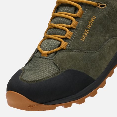 Zapato Hombre Aproxima Verde Grisaceo Haka Honu-5