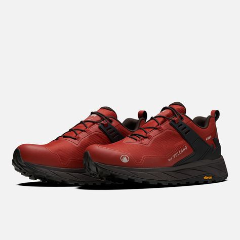 Zapatilla Hombre Atlas Low Rojo Negro Lippi-3