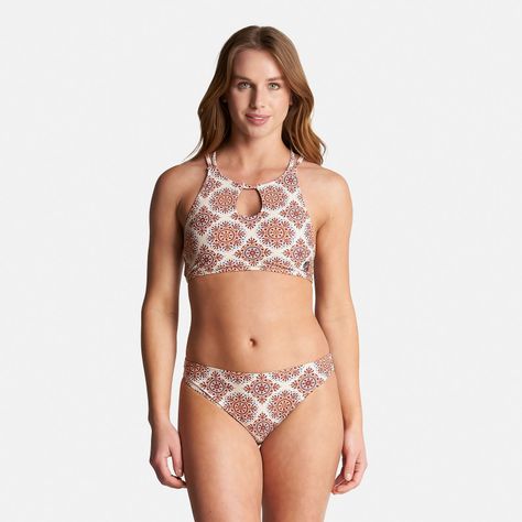 Traje de Baño Mujer Fondo de Bikini Full Print Damasco Haka Honu-1