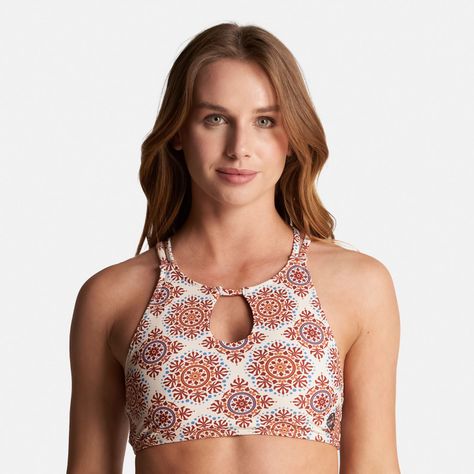 Traje de Baño Mujer Fondo de Bikini Full Print Damasco Haka Honu-4