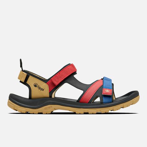 Sandalia Hombre Go Out Multicolor Rojo Lippi-0