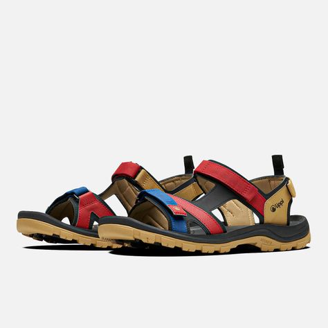 Sandalia Hombre Go Out Multicolor Rojo Lippi-1