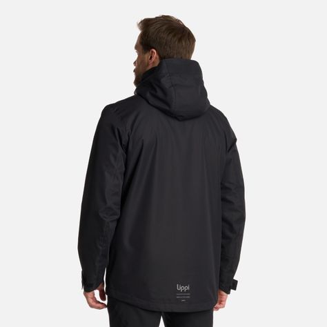 Chaqueta Hombre Tres Cruces Fusion-3 Hoody Negro Lippi I25-2