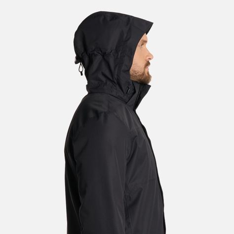 Chaqueta Hombre Tres Cruces Fusion-3 Hoody Negro Lippi I25-8