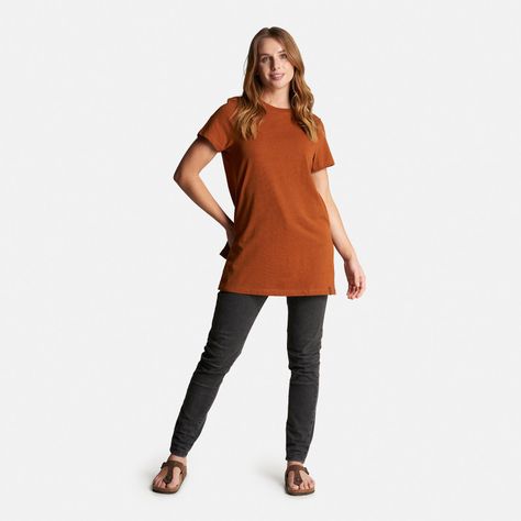 Polera Mujer Natural Terracota Haka Honu-6