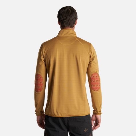 Poleron Hombre Taina Mostaza Oscuro Haka Honu V24-3