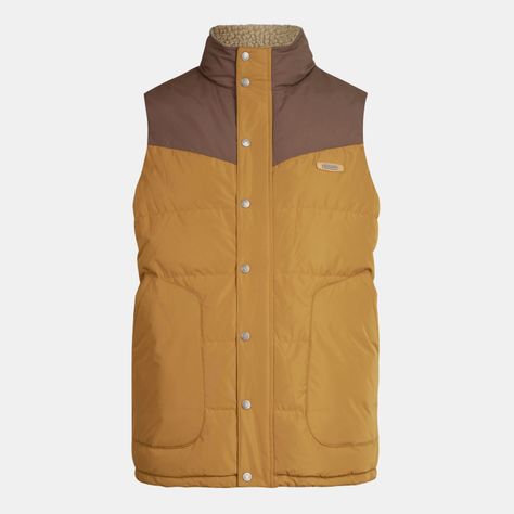 Chaqueta Hombre Kobuk Down Vest Mostaza Oscuro Lippi-0