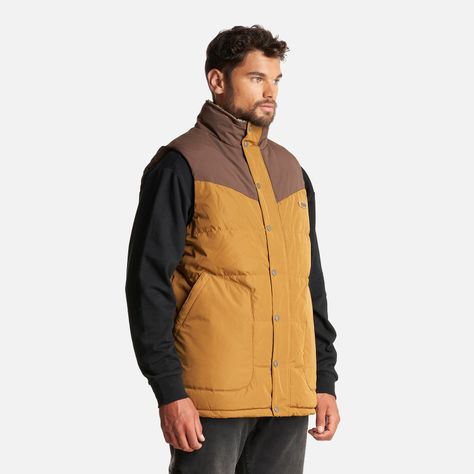 Chaqueta Hombre Kobuk Down Vest Mostaza Oscuro Lippi-2