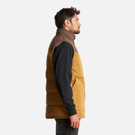 Chaqueta Hombre Kobuk Down Vest Mostaza Oscuro Lippi-3