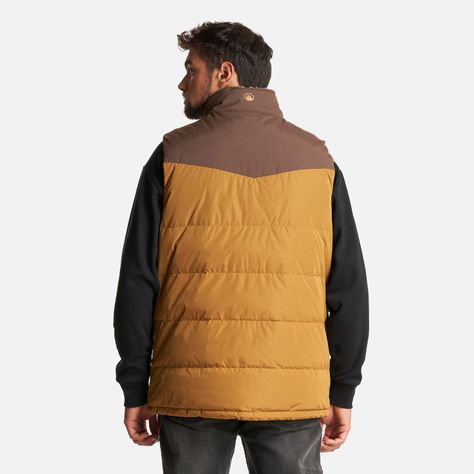 Chaqueta Hombre Kobuk Down Vest Mostaza Oscuro Lippi-4
