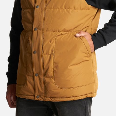 Chaqueta Hombre Kobuk Down Vest Mostaza Oscuro Lippi-5