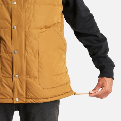 Chaqueta Hombre Kobuk Down Vest Mostaza Oscuro Lippi-6