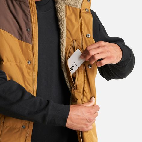 Chaqueta Hombre Kobuk Down Vest Mostaza Oscuro Lippi-7