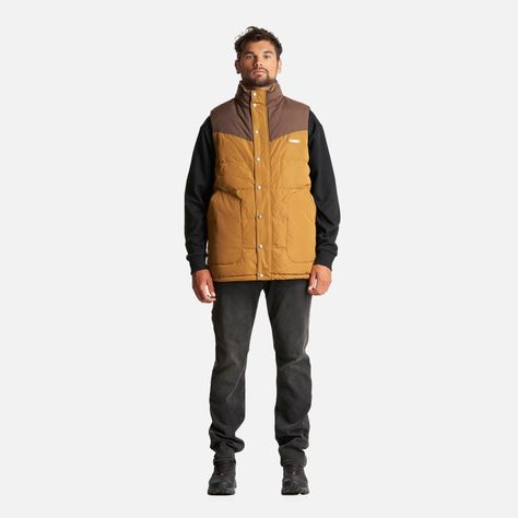 Chaqueta Hombre Kobuk Down Vest Mostaza Oscuro Lippi-9