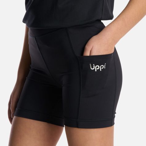 Calza Teen Girl In-Action Sport Short Negro Lippi V25-3