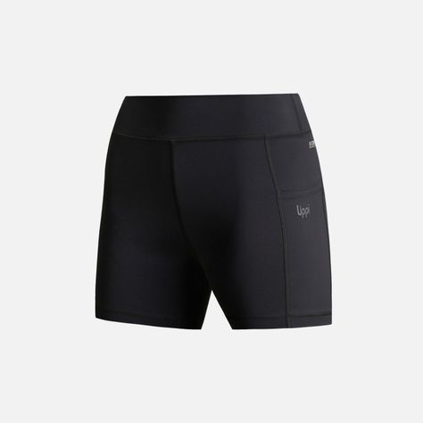Calza Teen Girl In-Action Sport Short Negro Lippi V25-5