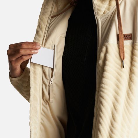 Chaqueta Mujer Polaroid Beige Haka Honu-5