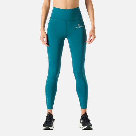 Calza Mujer BTM Compressive 7/8 High Rise Petroleo Vulcano-0