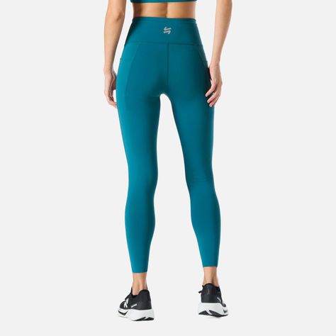 Calza Mujer BTM Compressive 7/8 High Rise Petroleo Vulcano-3