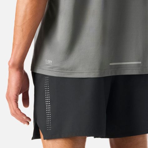 Polera Hombre Tempo Advanced T-Shirt Gris Medio Vulcano-5