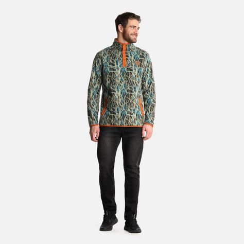 Polerón Hombre Tokerau Print Petroleo Haka Honu-4