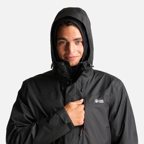 Chaqueta Hombre Corteza Negro Haka Honu-6