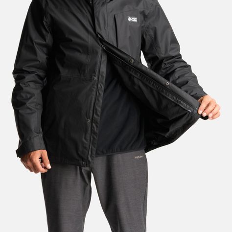Chaqueta Hombre Corteza Negro Haka Honu-9