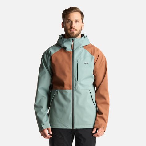 Chaqueta Hombre Massif B-Dry Hoody Jacket Jade Oscuro Lippi-1