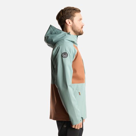 Chaqueta Hombre Massif B-Dry Hoody Jacket Jade Oscuro Lippi-3