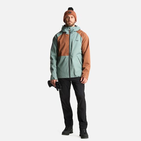 Chaqueta Hombre Massif B-Dry Hoody Jacket Jade Oscuro Lippi-8