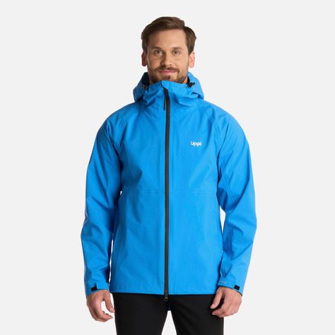 Chaqueta Hombre Alpine B-Dry Hoody Jacket Azulino Lippi I25-0