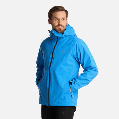 Chaqueta Hombre Alpine B-Dry Hoody Jacket Azulino Lippi I25-1
