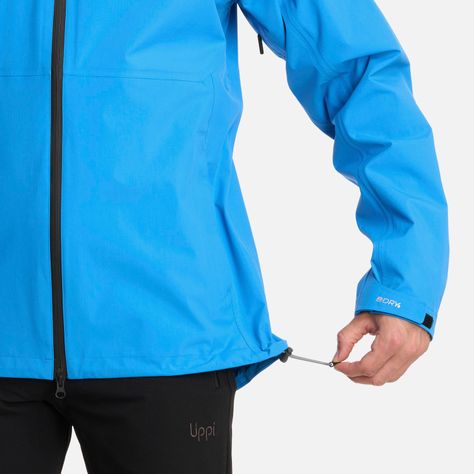 Chaqueta Hombre Alpine B-Dry Hoody Jacket Azulino Lippi I25-6