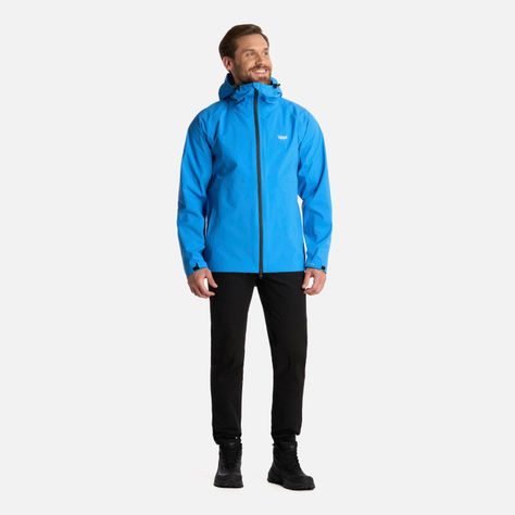 Chaqueta Hombre Alpine B-Dry Hoody Jacket Azulino Lippi I25-8