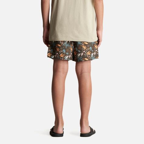 Traje de Baño Teen Boy Aqua Swimwear Print Oliva Oscuro Lippi-2