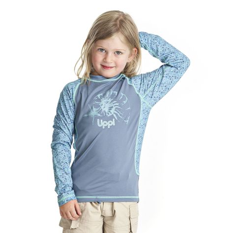 Traje de Baño Niña Sun Pro Long Sleeve T-Shirt Turquesa Lippi-1