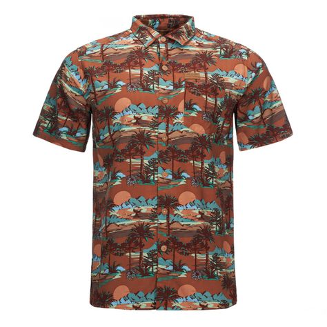 Camisa Hombre Aflora Damasco Haka Honu-0