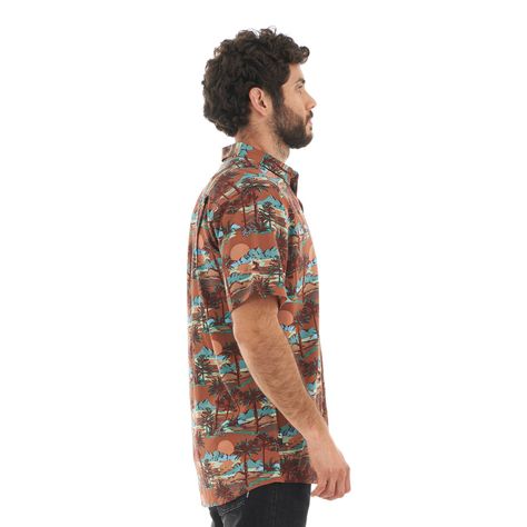 Camisa Hombre Aflora Damasco Haka Honu-3