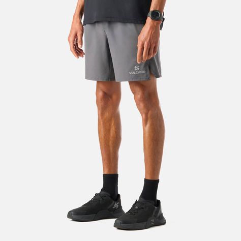 Shorts Hombre Tempo 7" Shorts Gris Medio Vulcano-1
