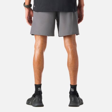 Shorts Hombre Tempo 7" Shorts Gris Medio Vulcano-3
