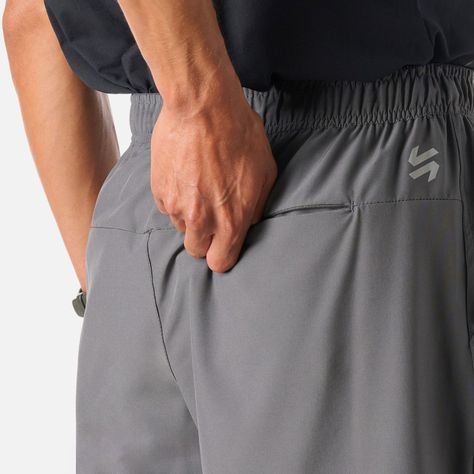Shorts Hombre Tempo 7" Shorts Gris Medio Vulcano-5