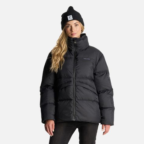 Chaqueta Mujer Queñoa Negro Haka Honu-1