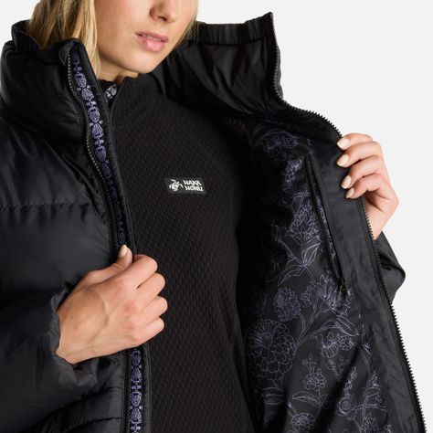 Chaqueta Mujer Queñoa Negro Haka Honu-7